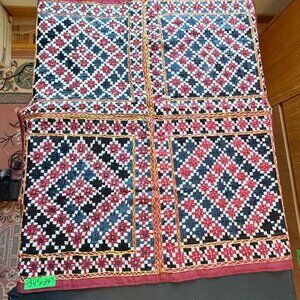 Vintage Indian Embroidered Tapestry